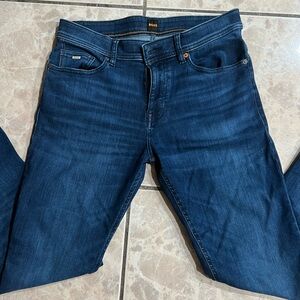 Boss Dark Blue Slim Jeans